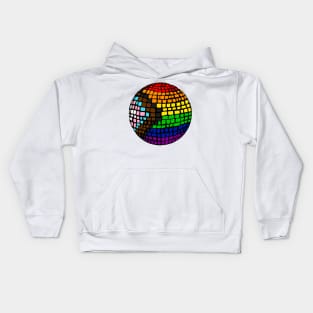 LGBTQ+ Disco Ball Kids Hoodie